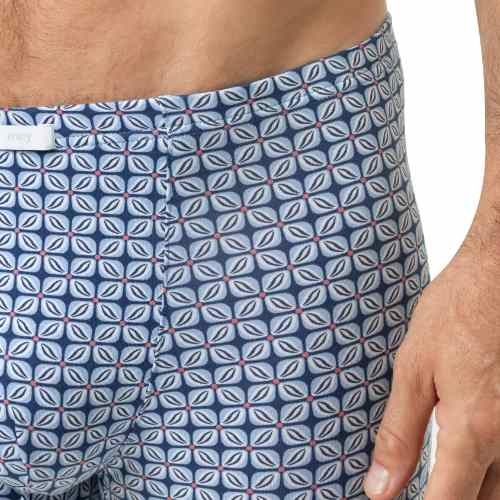 Mey Heren Summer Flower blauw katoenen boxershort