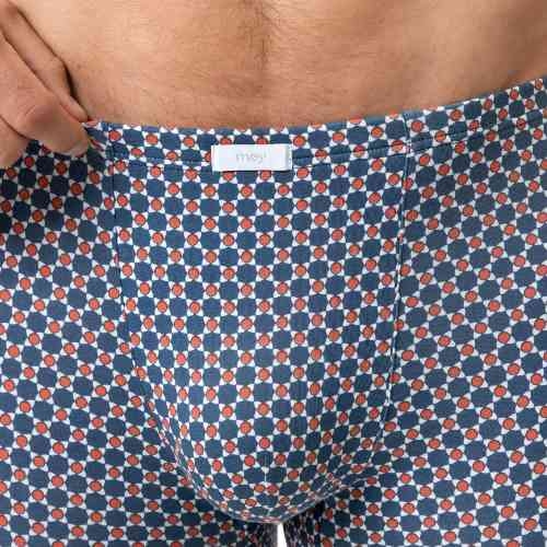 Mey Heren Tie Geo coral katoenen boxershort