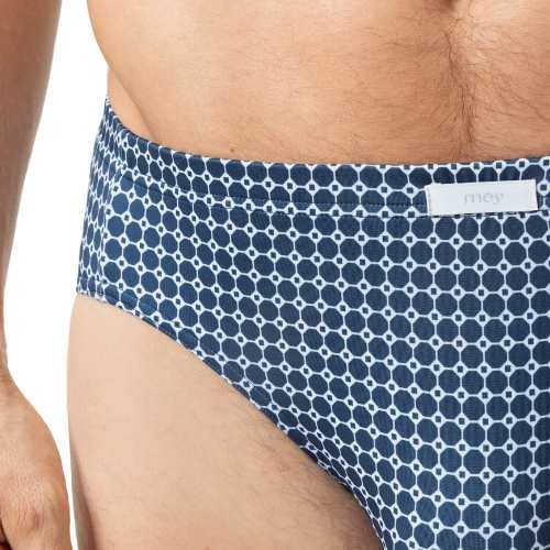 Mey Heren Simple blue blauw heren slip