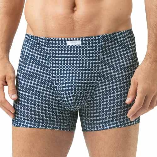 Mey Heren Simple blue blauw boxershort