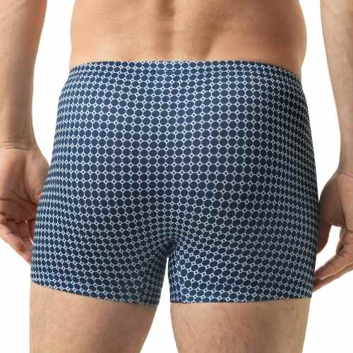 Mey Heren Simple blue blauw boxershort