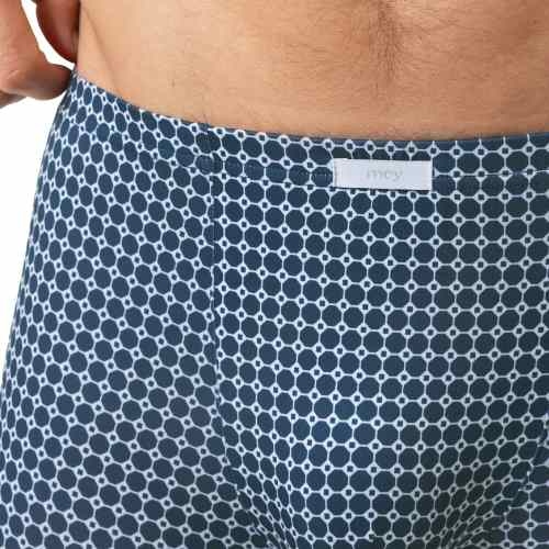 Mey Heren Simple blue blauw boxershort