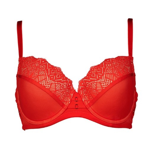 After Eden D-Cup & Up Tavienne rood voorgevormde bh