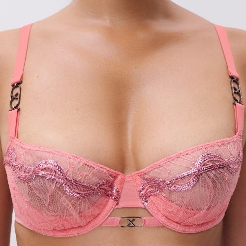 Chantelle Xtravagant roze voorgevormde bh