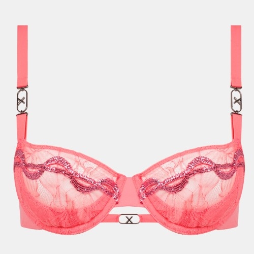 Chantelle Xtravagant roze voorgevormde bh