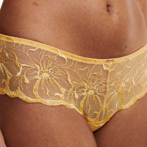 Chantelle Fleurs geel short