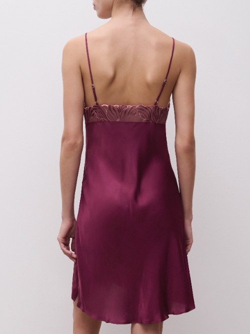 Chantelle Nachtmode Legend paars slipdress
