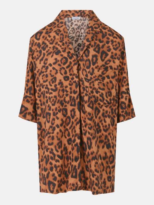 Chantelle Nachtmode  bruin/print nachthemd