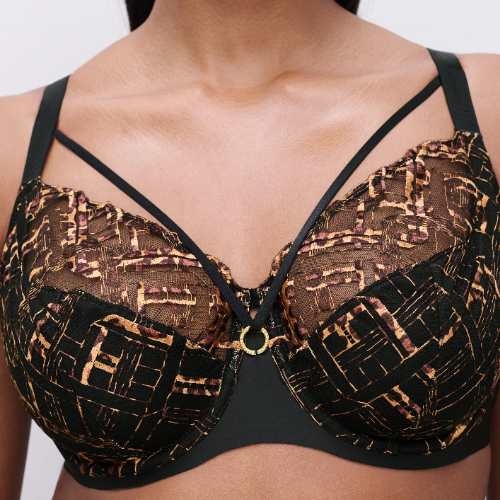 Chantelle Graphic Support zwart voorgevormde bh