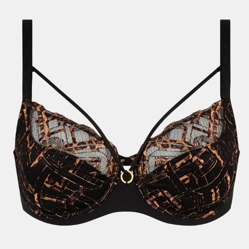 Chantelle Graphic Support zwart voorgevormde bh