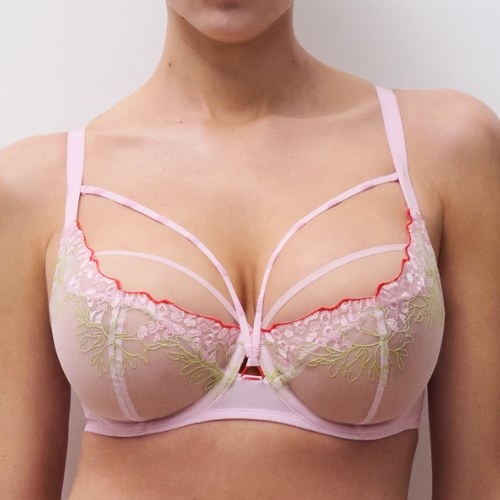 Chantelle Spice roze niet voorgevormde bh