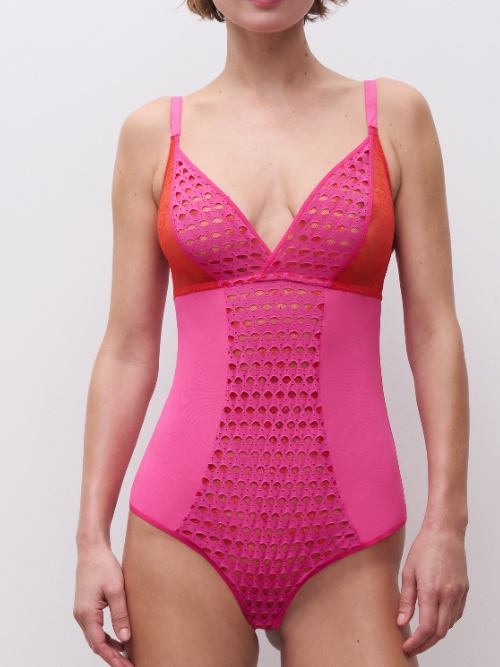 Chantelle Poison fuchsia body