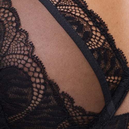 Chantelle Amor zwart niet voorgevormde bh