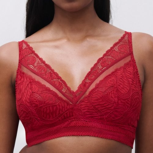 Chantelle Amor scarlet red wireless bh