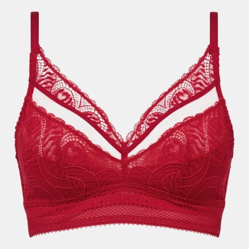 Chantelle Amor scarlet red wireless bh