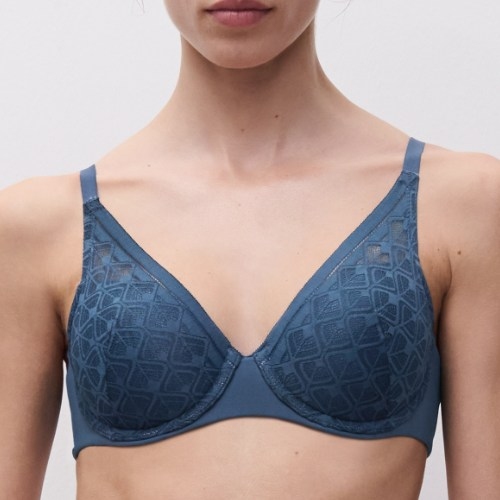 Chantelle Ace jeans blauw voorgevormde bh