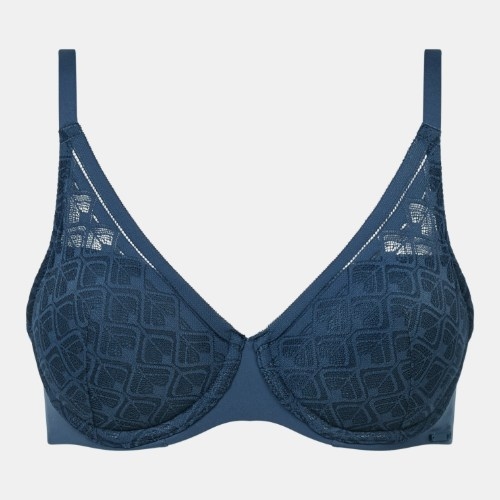 Chantelle Ace jeans blauw voorgevormde bh