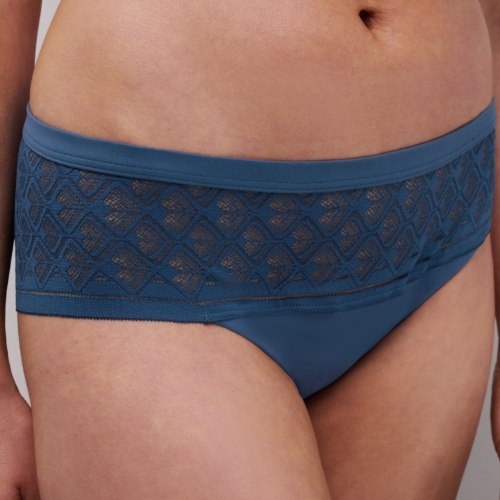 Chantelle Ace jeans blauw short