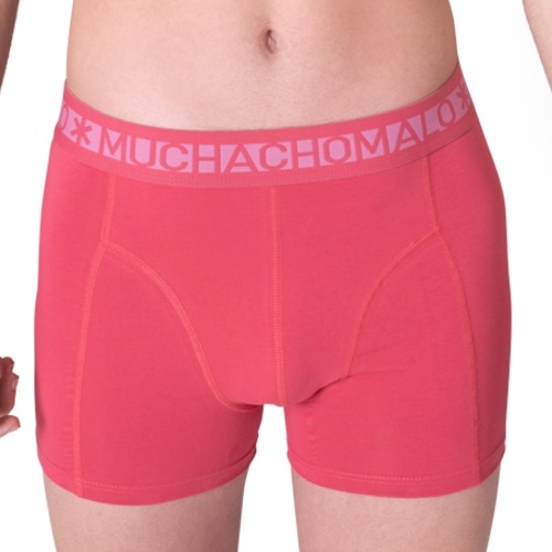 Muchachomalo Solid zwart/rood boxershort