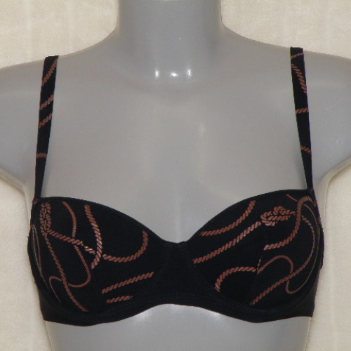 Marlies Dekkers Badmode Eco Warrior zwart/print soft-cup bikinitop
