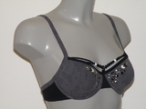 Marlies Dekkers Badmode Beads grijs/zwart soft-cup bikinitop