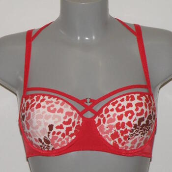 MARLIES DEKKERS THELMA AND LOUISE WILDER Red/RedPrint Balconette bh