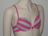 Boobs & Bloomers Summer Stripes roze/grijs meiden bh