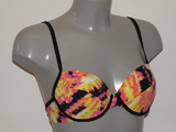 Sapph Beach sample Kijkduin geel/roze voorgevormde bikinitop
