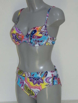 Nickey Nobel Paisley roze/print bikini set