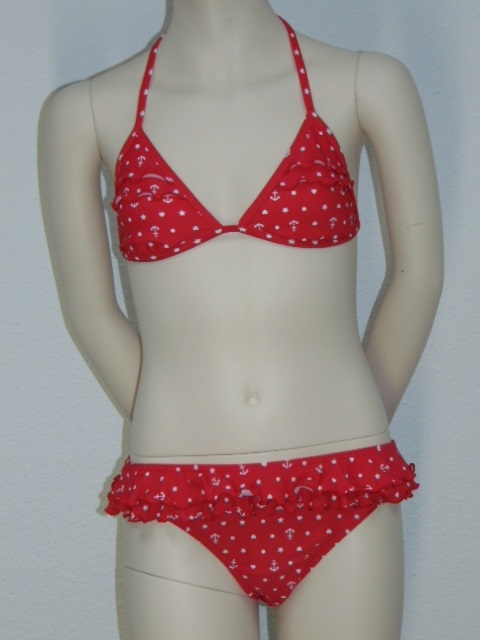 Boobs & Bloomers Anchor rood bikini set