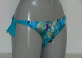 Sapph Beach sample Spring Azure turquoise/print bikini broekje