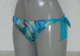 Sapph Beach sample Spring Azure turquoise/print bikini broekje
