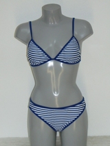 Shiwi Horizona wit/marine blauw bikini set