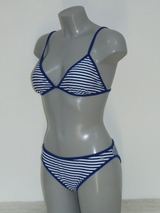 Shiwi Horizona wit/marine blauw bikini set