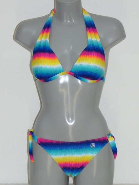 Shiwi Rainbow blauw/multicolor bikini set