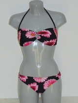 Shiwi INEKE zwart/roze bikini set