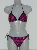 Shiwi Joyce zwart/roze bikini set