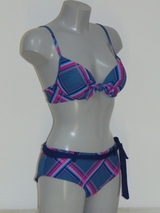 Shiwi Gerda grijs/roze bikini set