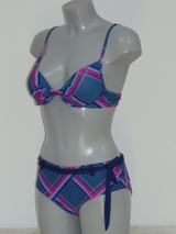 Shiwi Gerda grijs/roze bikini set