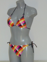 Shiwi Bardot oranje/roze bikini set