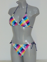 Shiwi Helia blauw/roze bikini set