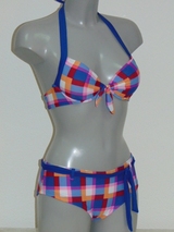 Shiwi Square blauw/multicolor bikini set