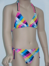 Shiwi Kids Bardot geel bikini set
