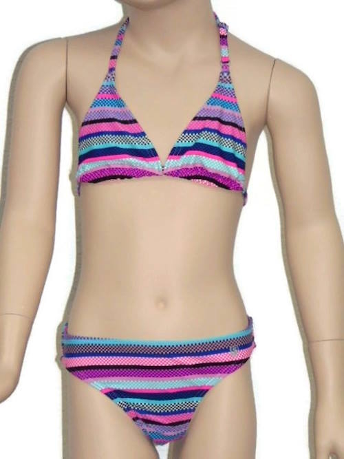 Shiwi Kids Pixie blauw/roze bikini set