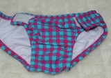 Shiwi Kids  blauw/roze bikini broekje
