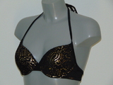 Sapph Beach Bonaire zwart/goud voorgevormde bikinitop