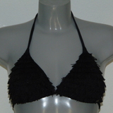 Sapph Beach sample Fringes zwart voorgevormde bikinitop