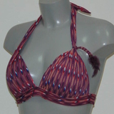LingaDore Beach Samoa paars/print voorgevormde bikinitop