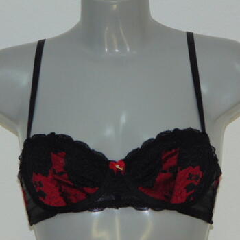 SAPPH SUPER SEXY ALEXANDRA Red/Black Lace Soft-Cup Balconette Bh