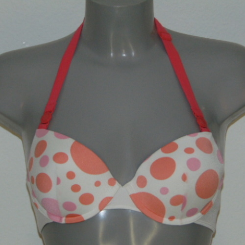 Marlies Dekkers Badmode Boracay wit/roze push up bikinitop